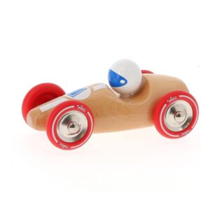 NATURAL WOOD LARGE RACE CAR