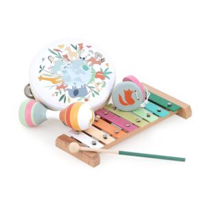 SET DE MÚSICA DE MADERA ANIMALES DEL MUNDO VILAC